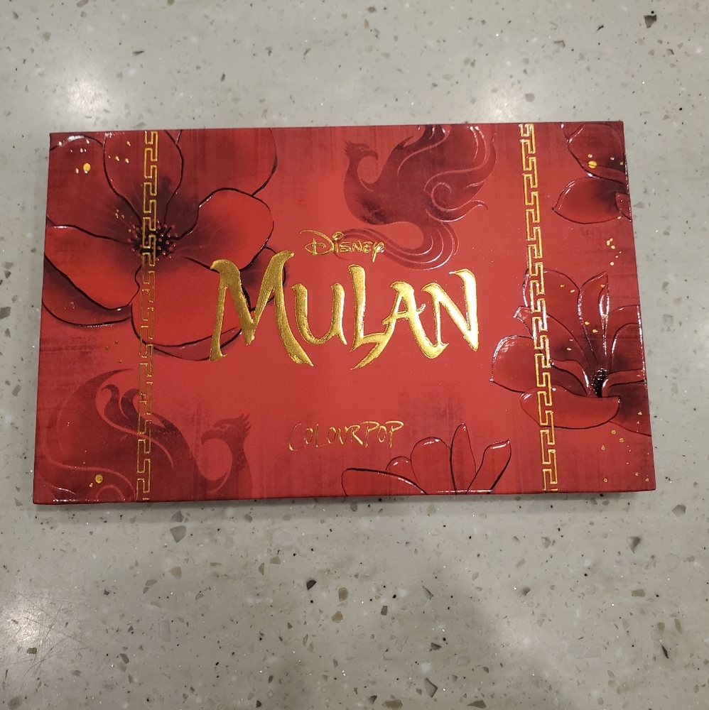 Used Once DISCONTINUED Mulan Palette